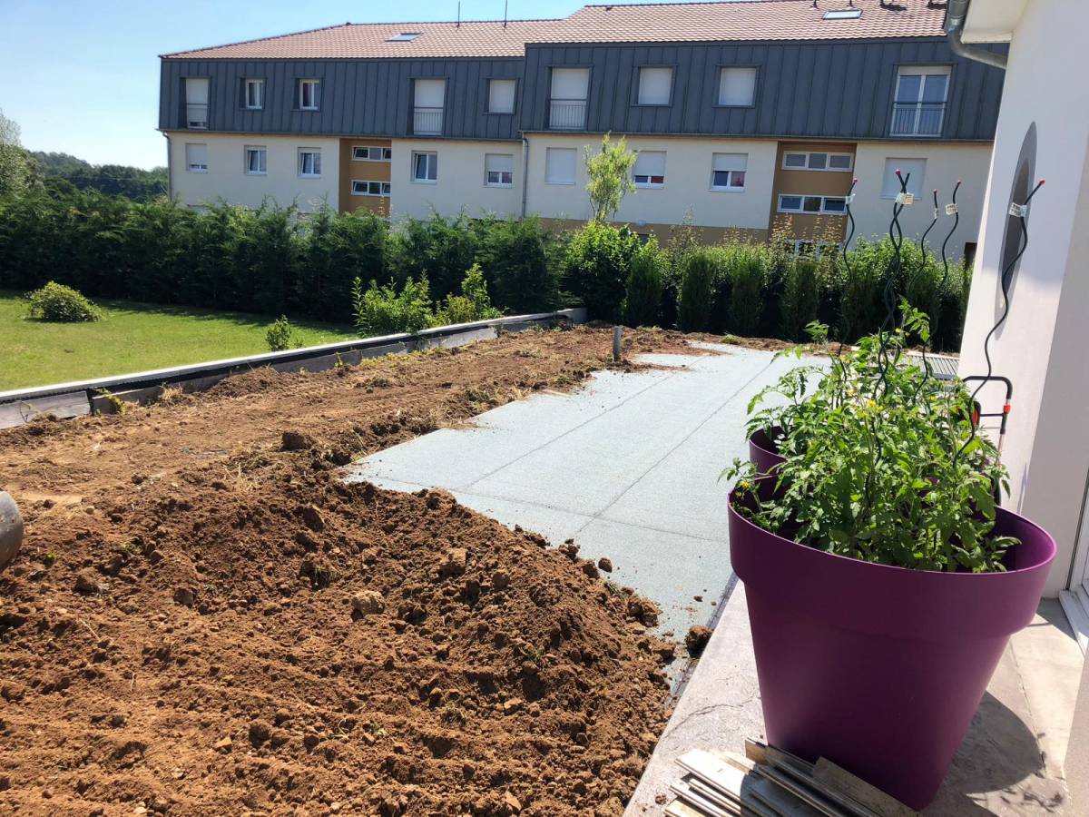 Aménagement extérieur devant votre maison à Guebwiller, Colmar et Sélestat Illzach